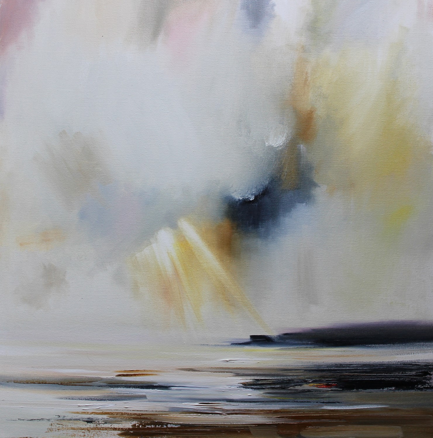 'Shaft of Light hitting the Headland' by artist Rosanne Barr